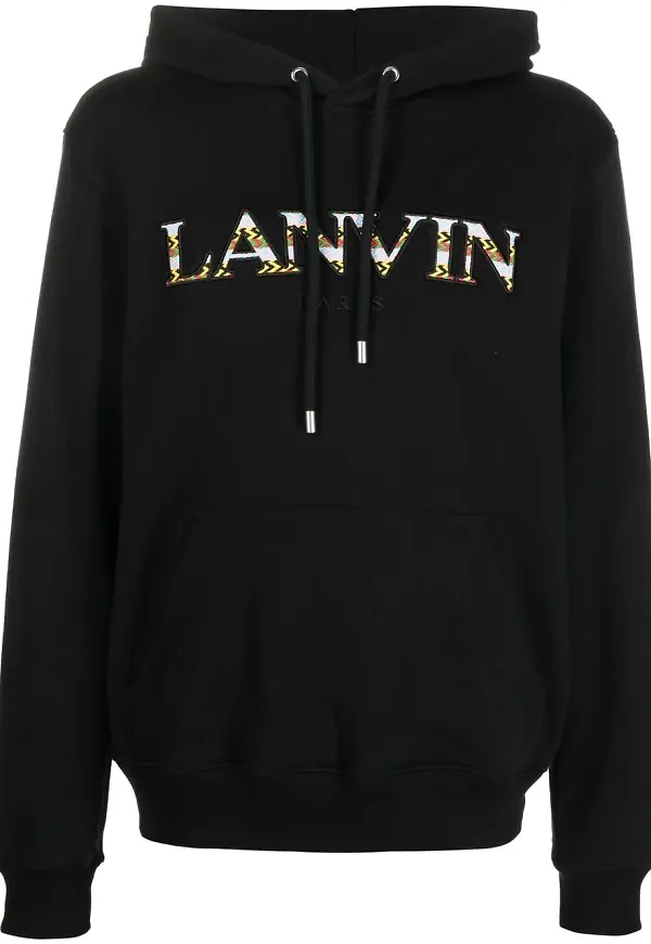 Lanvin hoodie med utanpåliggande ficka - Svart