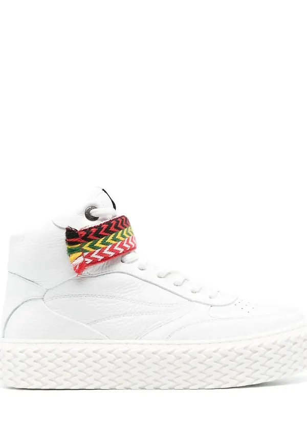 Lanvin höga sneakers - Vit
