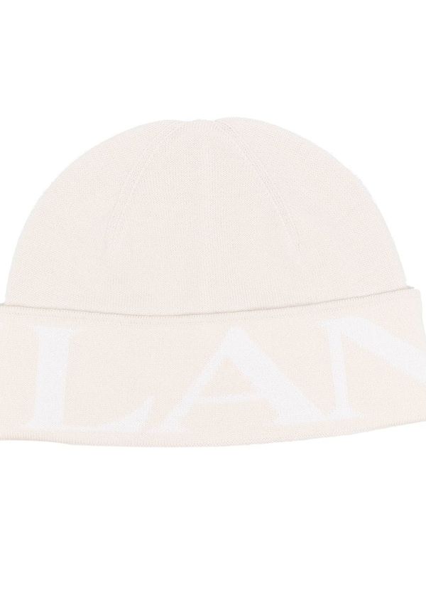 Lanvin intarsiastickad mössa - Neutral
