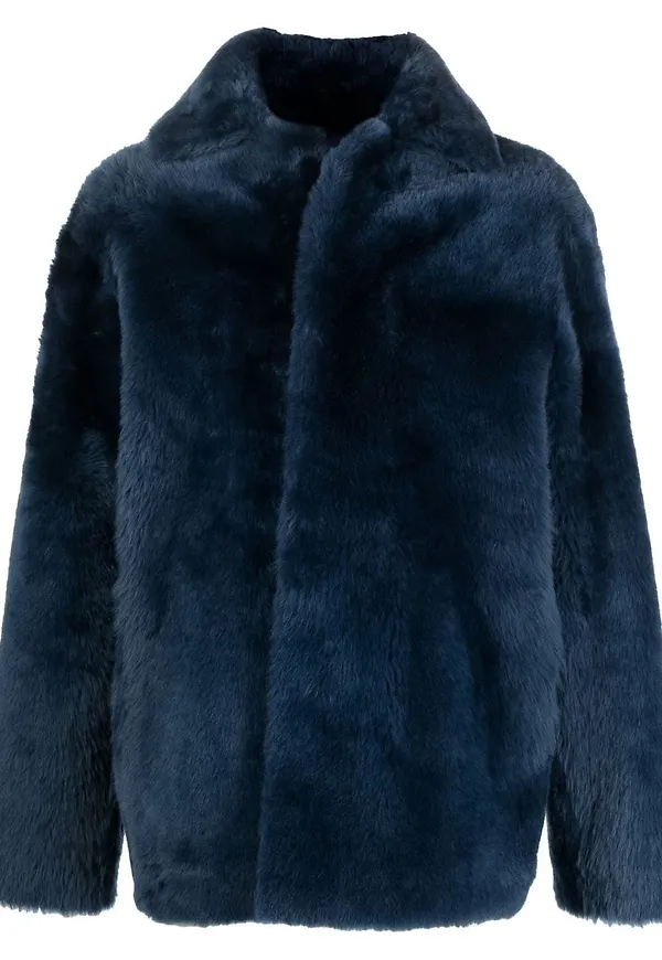 Lanvin jacka med dold knäppning - Blå