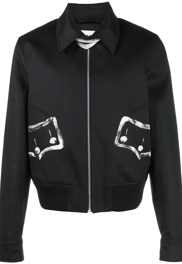 Lanvin jacka med färgeffekt - Svart