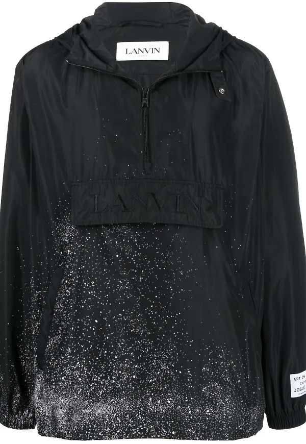 Lanvin jacka med huva - Svart