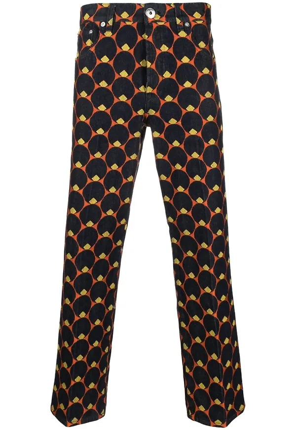 Lanvin jeans med retrotryck - Blå