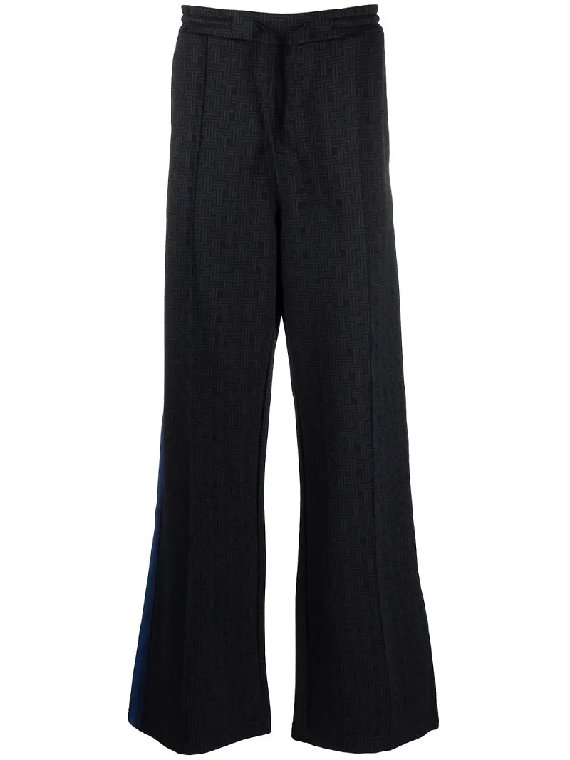 Lanvin JL Maze mjukisbyxor i jacquard - Blå