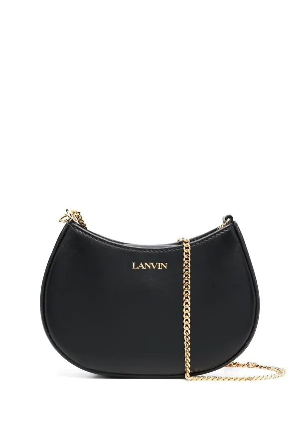 Lanvin krökt miniväska - Svart