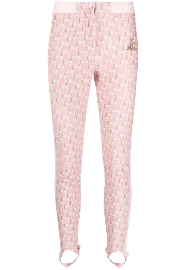 Lanvin leggings med monogram - Svart