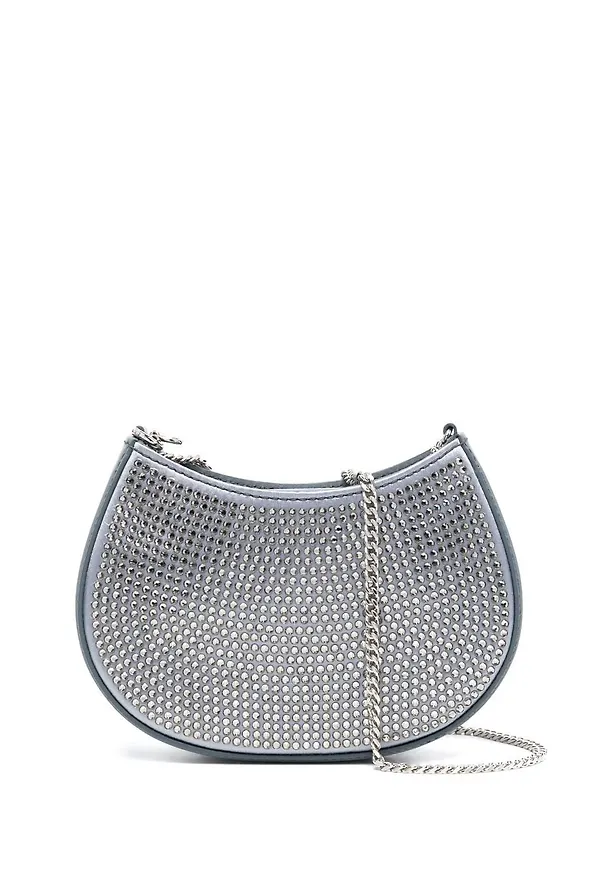 Lanvin liten hoboväska med strass - Grå
