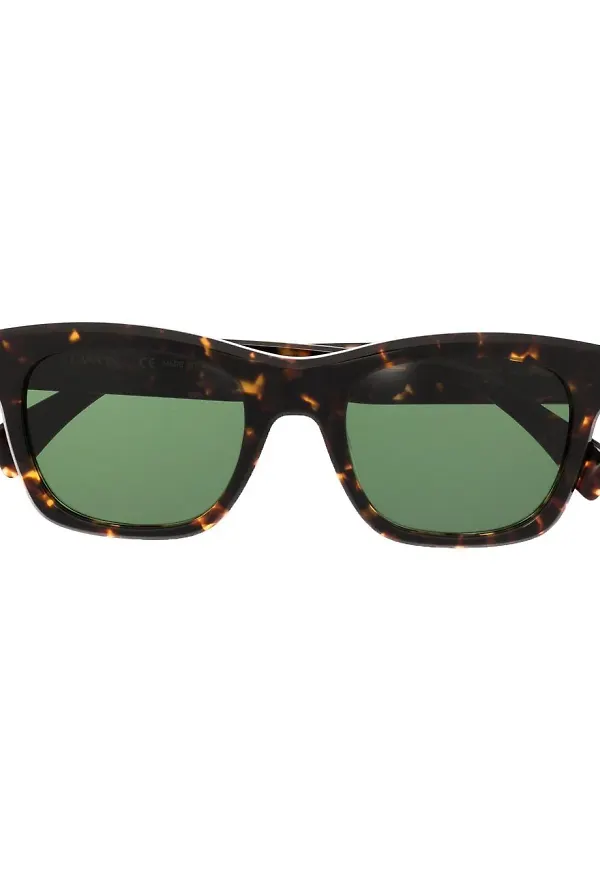 Lanvin LNV620S fyrkantiga solglasögon - Brun