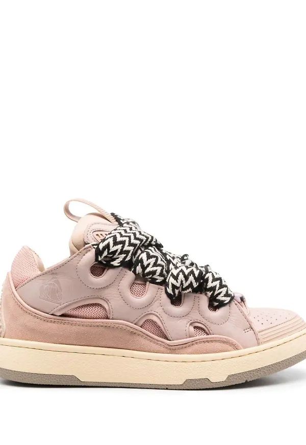 Lanvin lädersneakers - Rosa