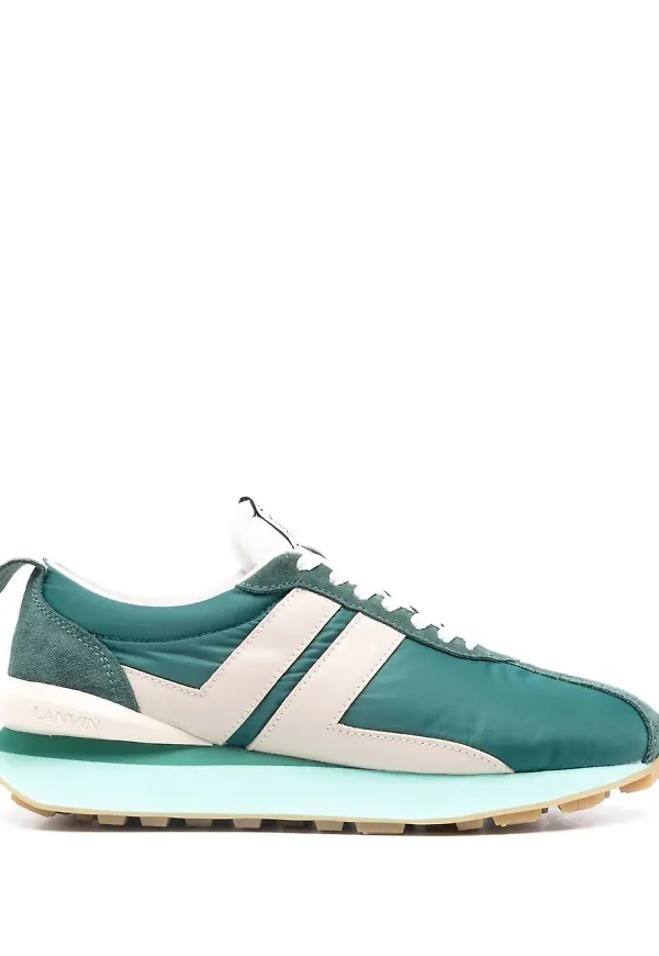 Lanvin låga löparsneakers - Grön