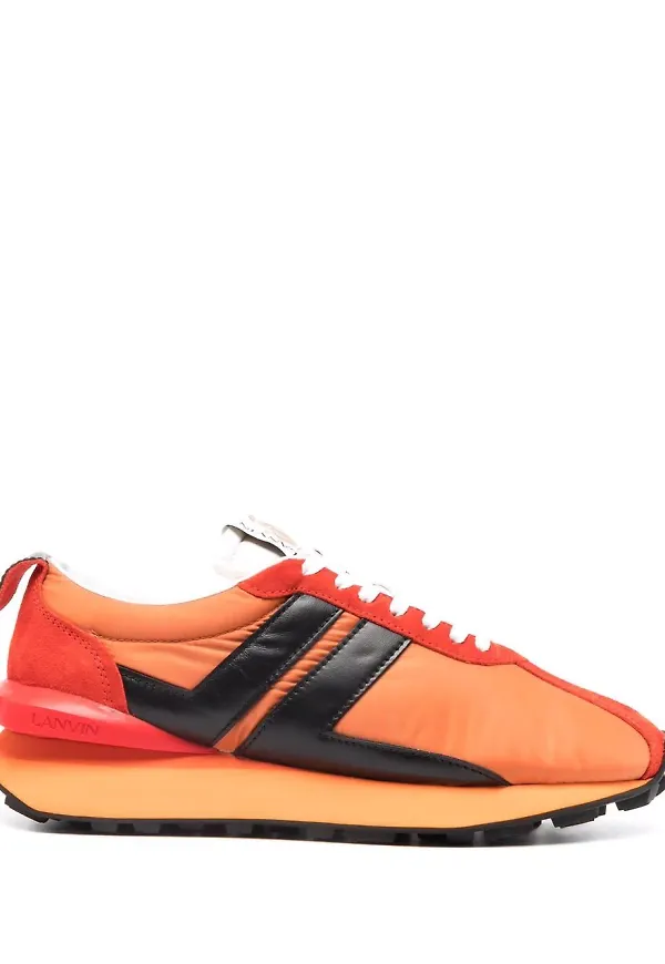 Lanvin låga löparsneakers - Orange