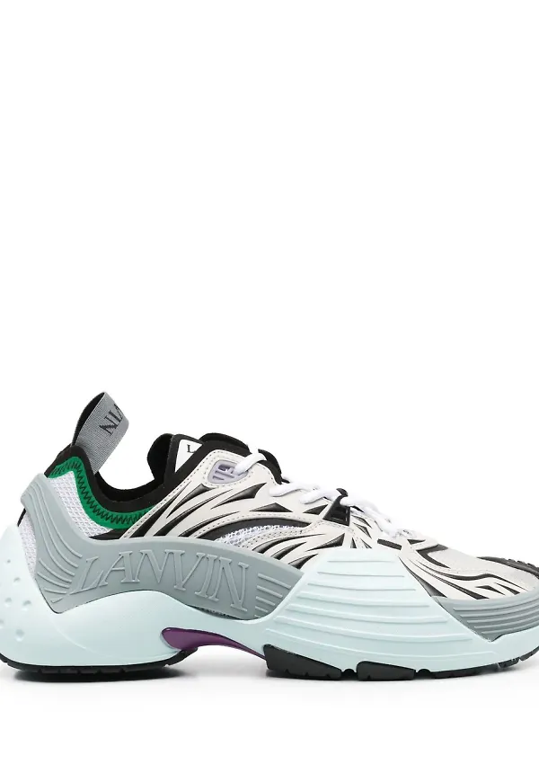 Lanvin låga slip on-sneakers - Blå
