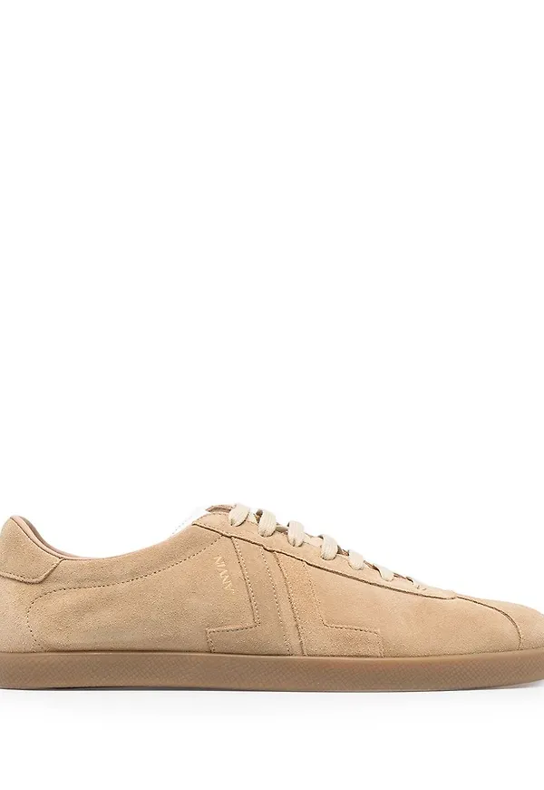 Lanvin låga sneakers med panel - Neutral