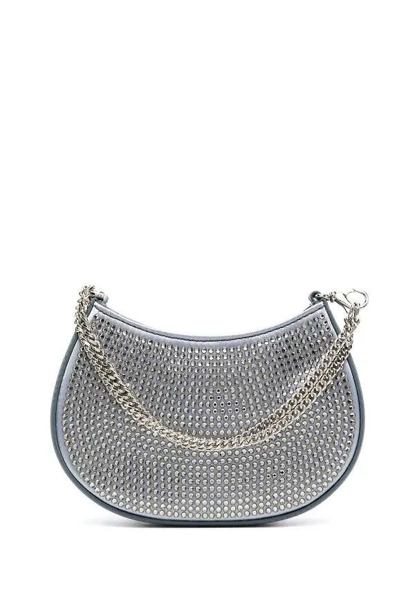 Lanvin mini hobo-väska med strass - Grå