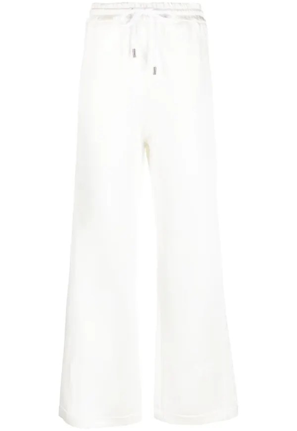 Lanvin mjukisbyxor med vida ben - Vit