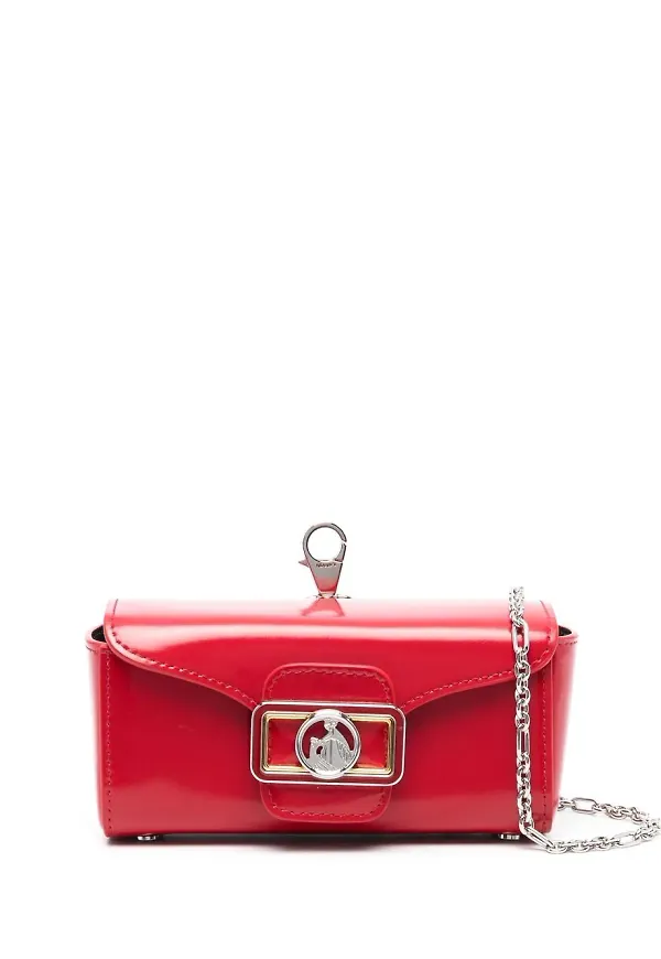Lanvin Pico Pencil liten axelväska - Röd