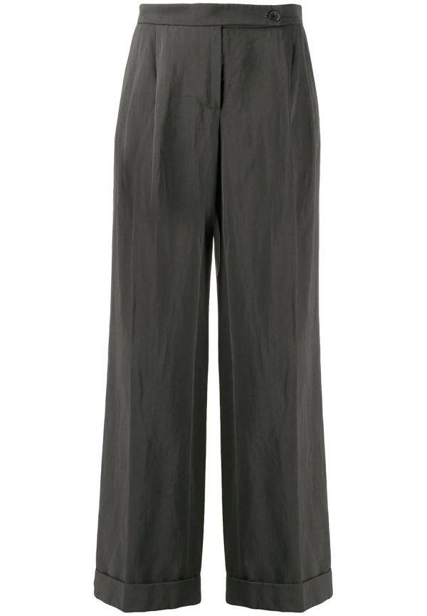 Lanvin Pre-Owned vida byxor från 2006 - Grå