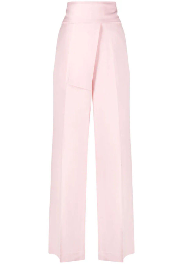 Lanvin raka byxor med hög midja - Rosa