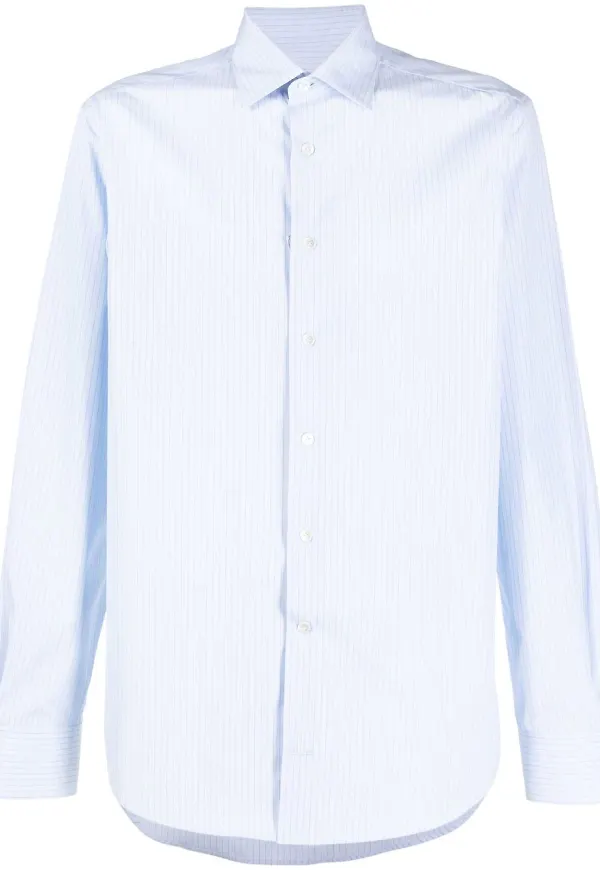 Lanvin randig skjorta - Blå
