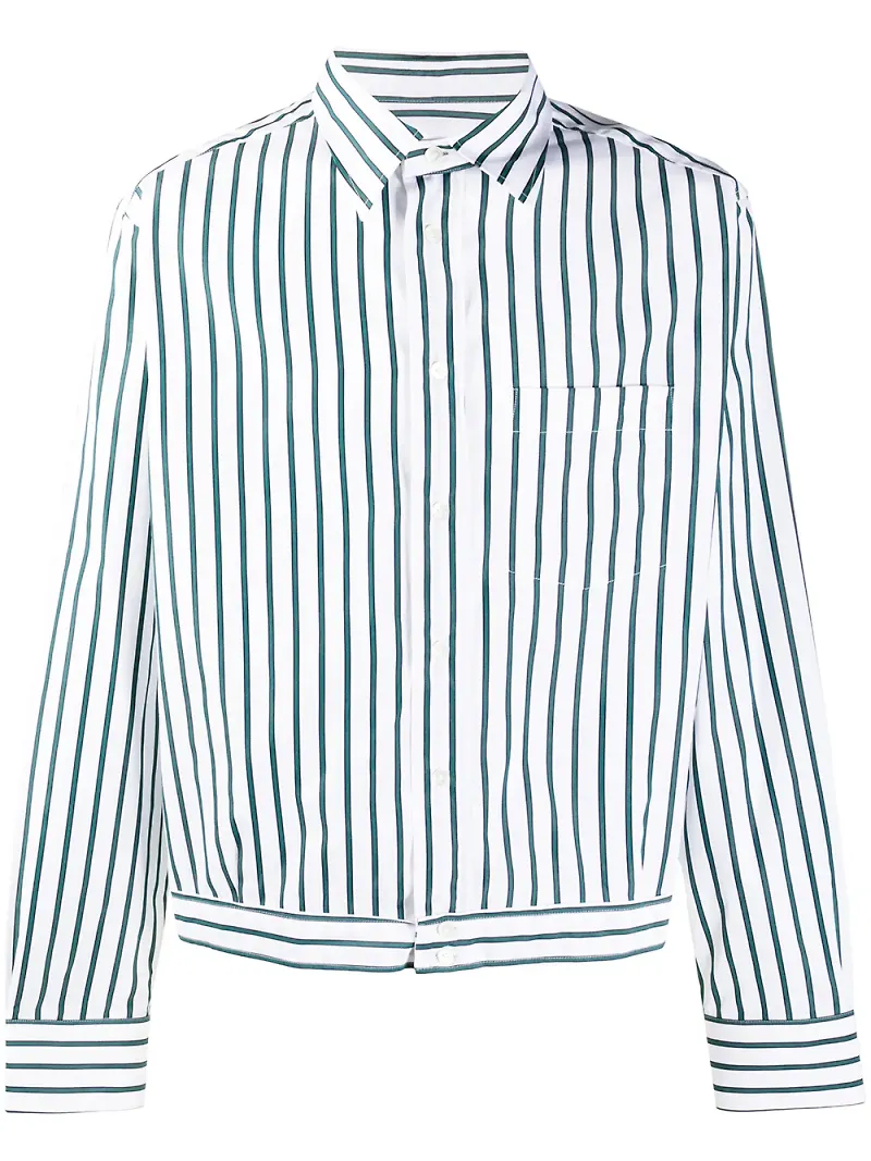 Lanvin randig skjorta - Vit