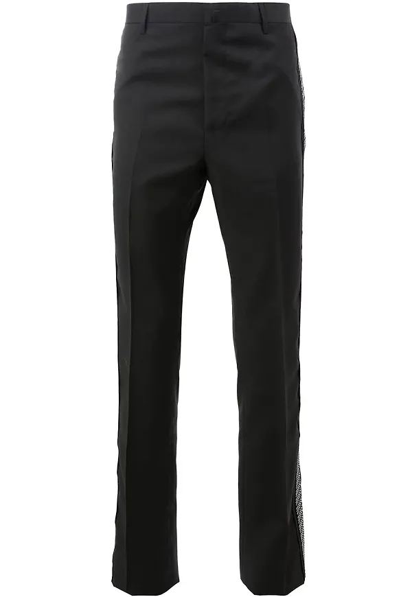 Lanvin randiga skräddade byxor - Svart