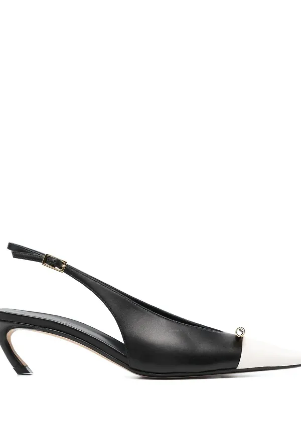 Lanvin Rita slingback-pumps 50 mm - Svart