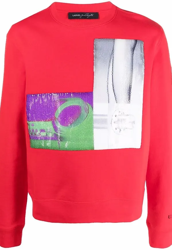Lanvin Rosenquist Ultra Tech sweatshirt - Röd