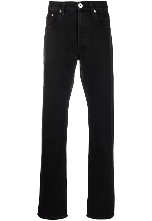 Lanvin slim fit-jeans - Svart