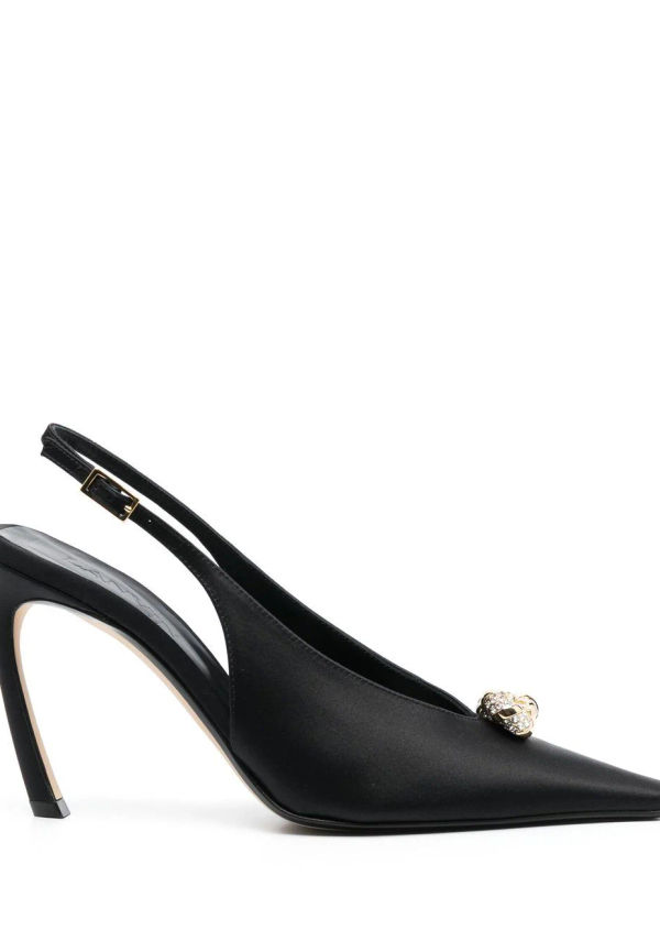 Lanvin slingback-pumps med spetsig tå - Svart