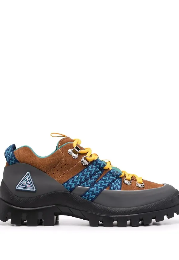 Lanvin sneakers med grov sula - Brun