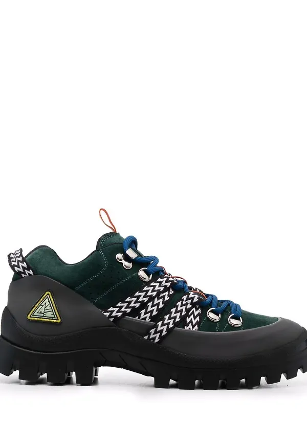 Lanvin sneakers med grov sula - Grön