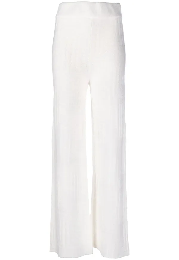Lanvin stickade byxor - Neutral
