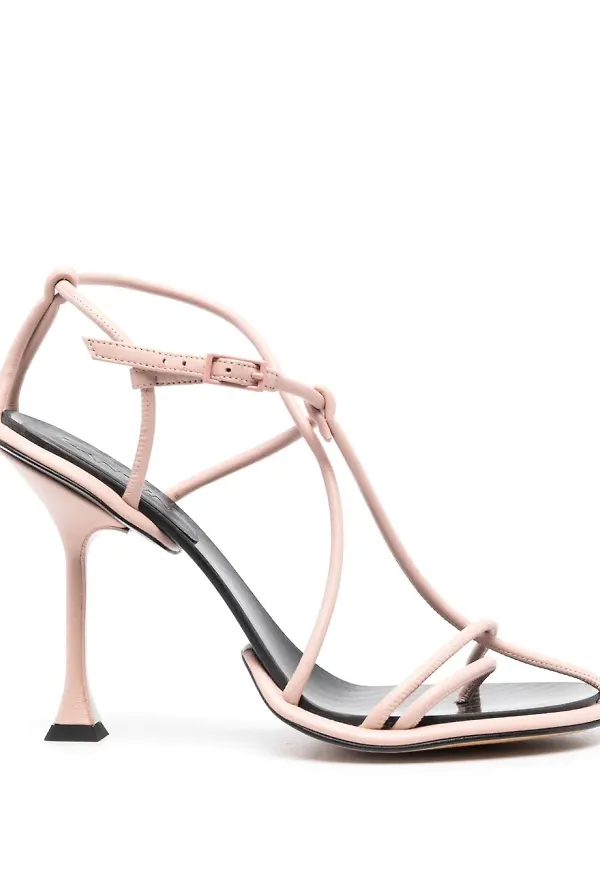 Lanvin Straplight 110 lädersandaler - Rosa