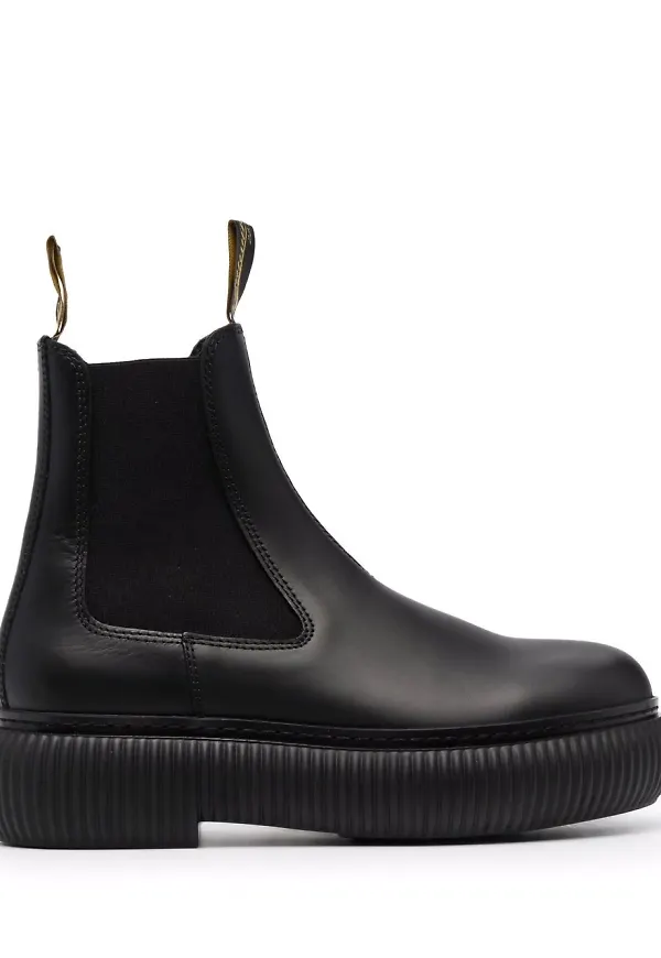 Lanvin stövletter med räfflad sula - Svart
