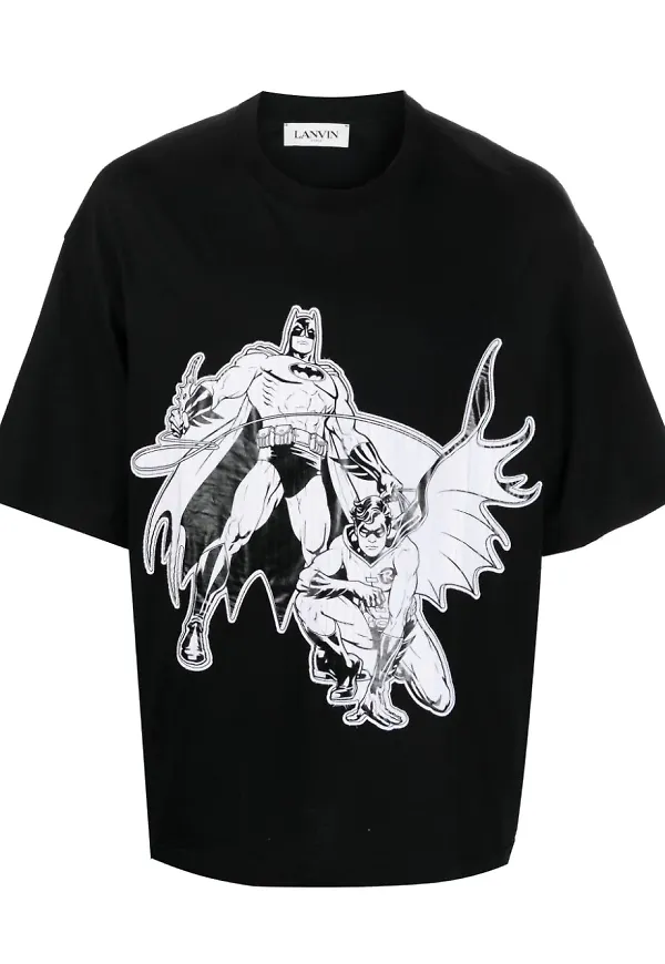 Lanvin t-shirt med Batman-tryck - Svart