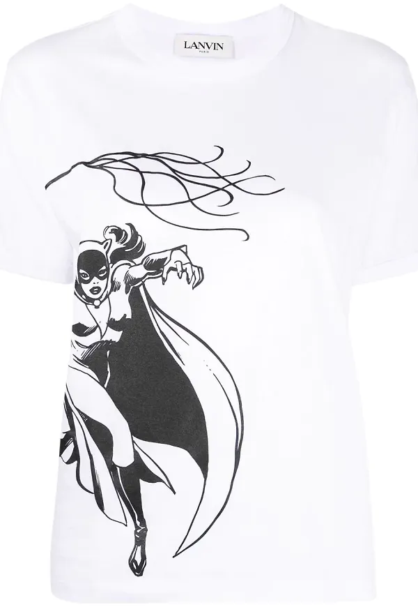 Lanvin t-shirt med grafiskt tryck - Vit