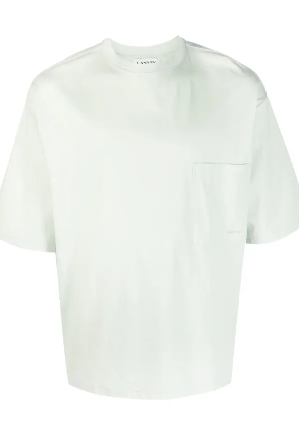 Lanvin t-shirt med rundad hals - Grön
