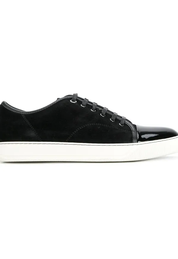 Lanvin toe-capped sneakers - Svart
