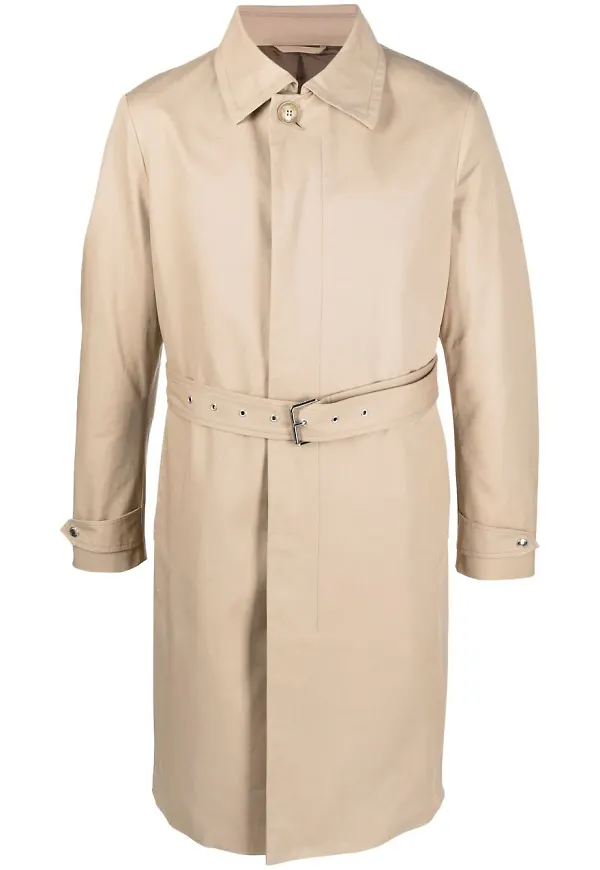 Lanvin trenchcoat med bälte - Brun