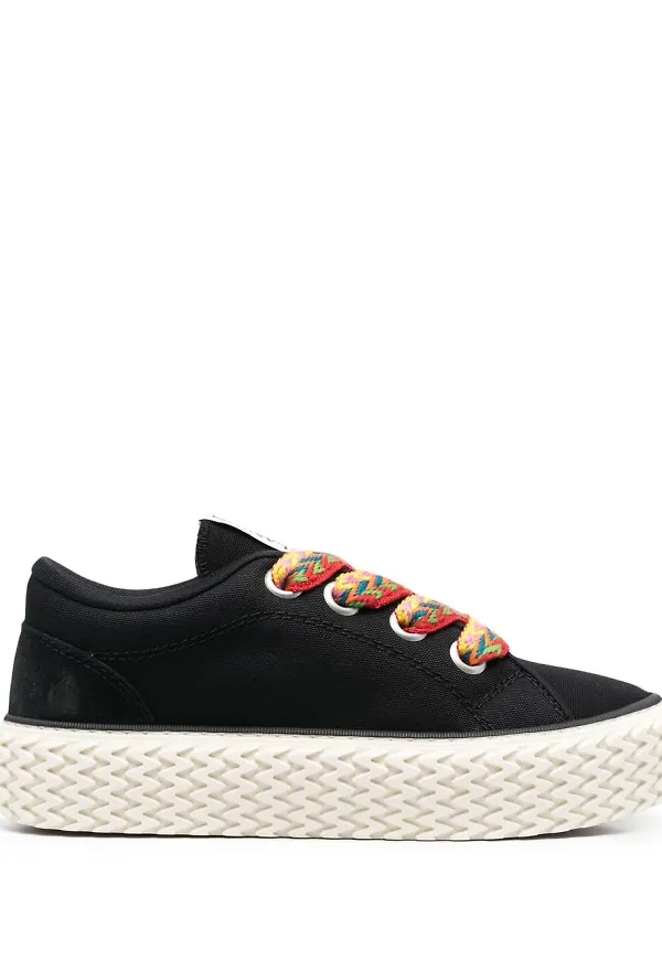 Lanvin Wonder låga sneakers - Svart