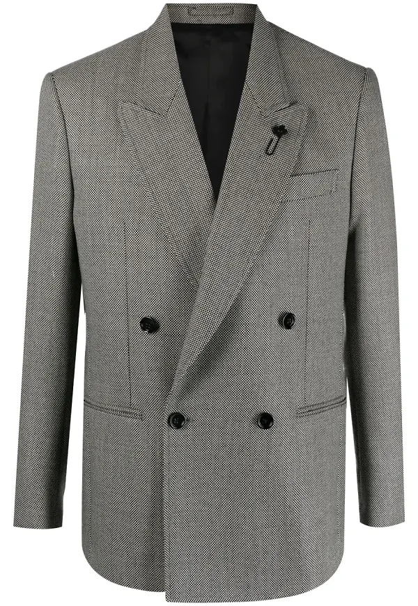 Lardini dubbelknäppt blazer - Svart