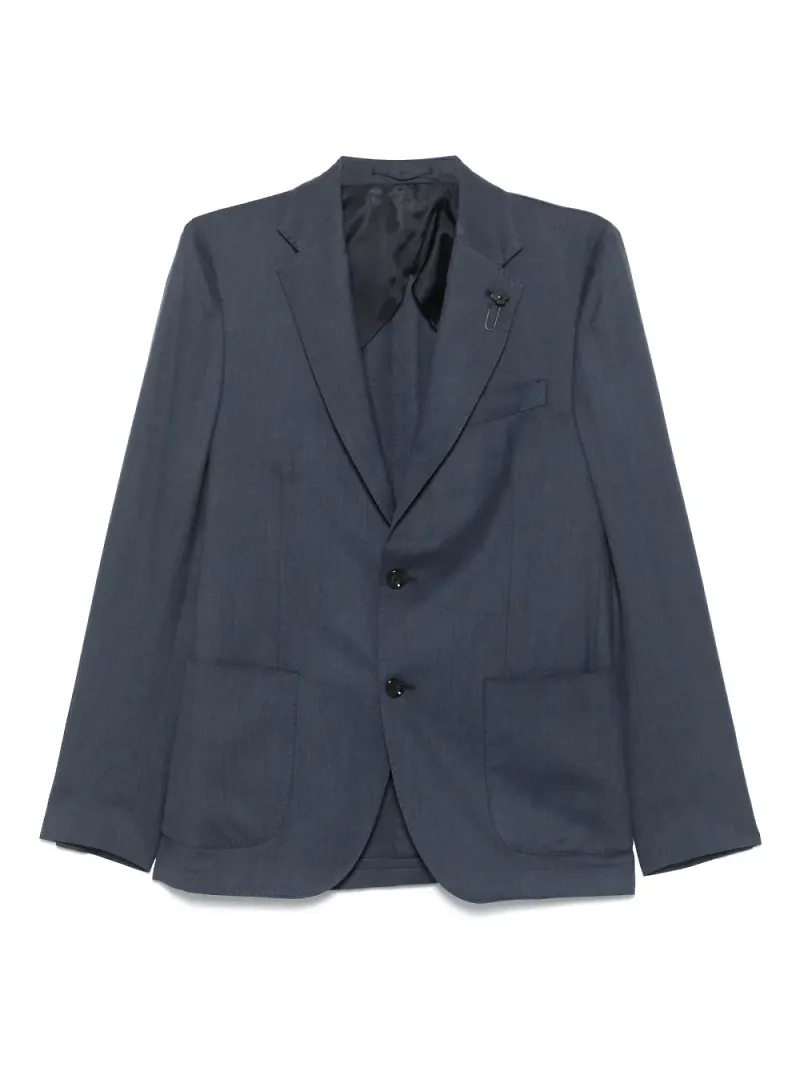 Lardini enkelknäppt blazer - Blå