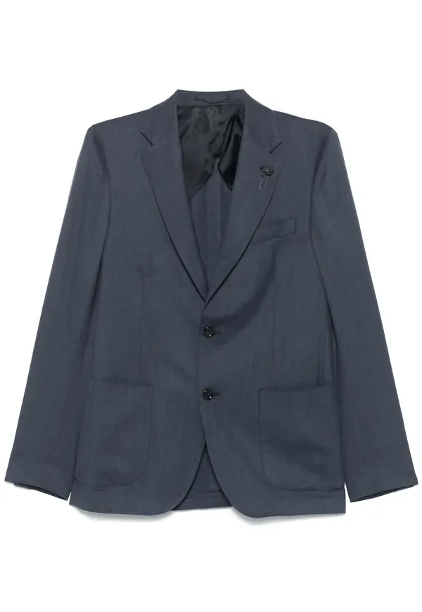Lardini enkelknäppt blazer - Blå