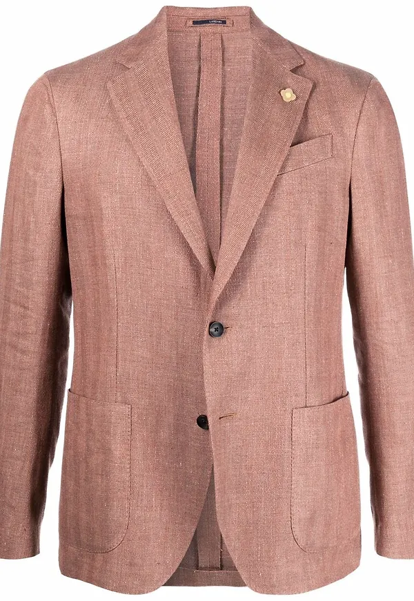 Lardini enkelknäppt blazer - Brun