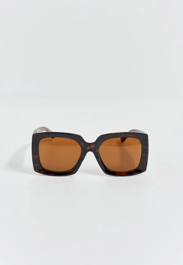 Large square sunglasses
