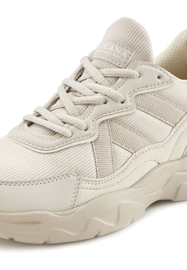 LASCANA Låg sneaker beige
