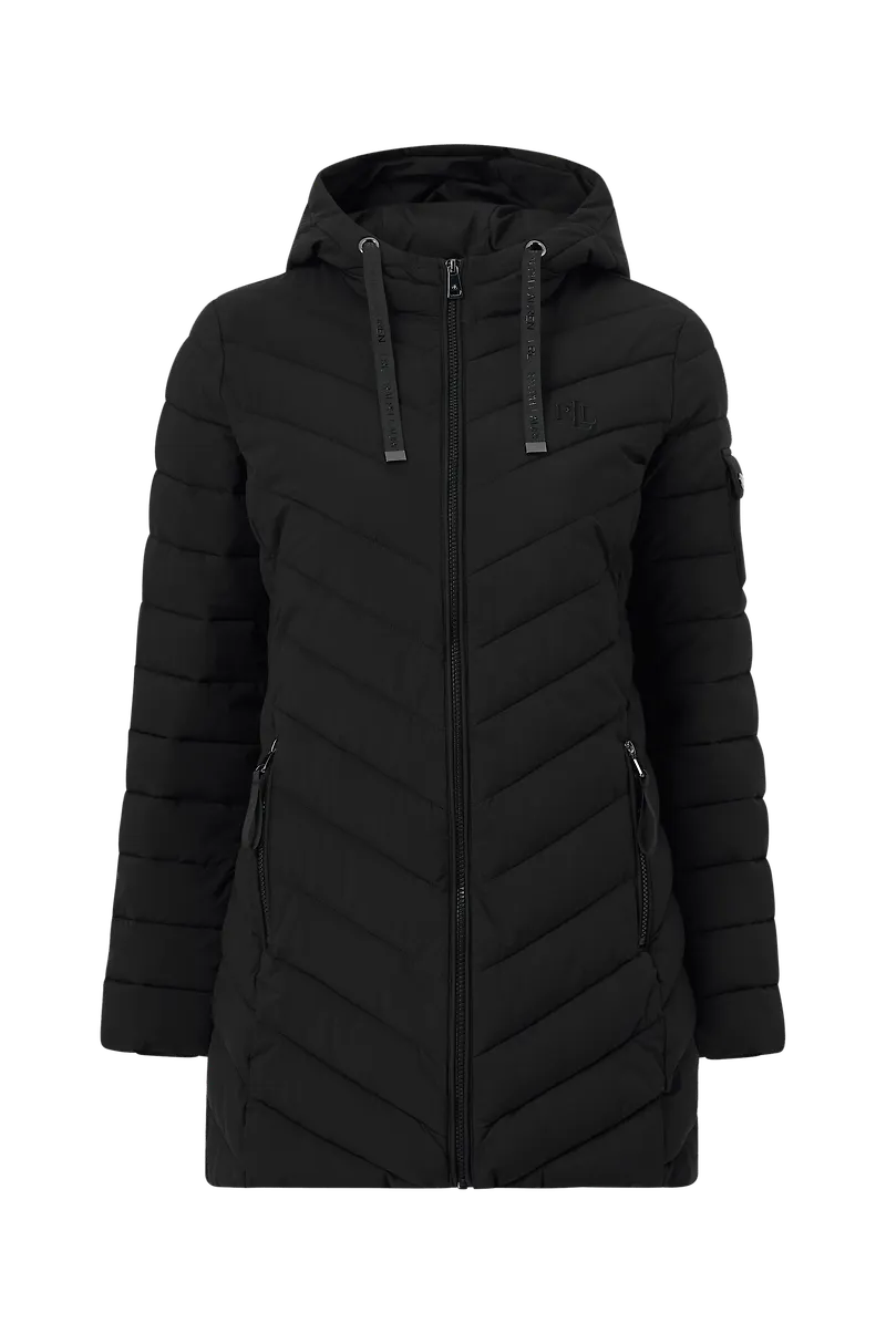 Lauren Ralph Lauren - Kappa med quiltat mönster - Svart