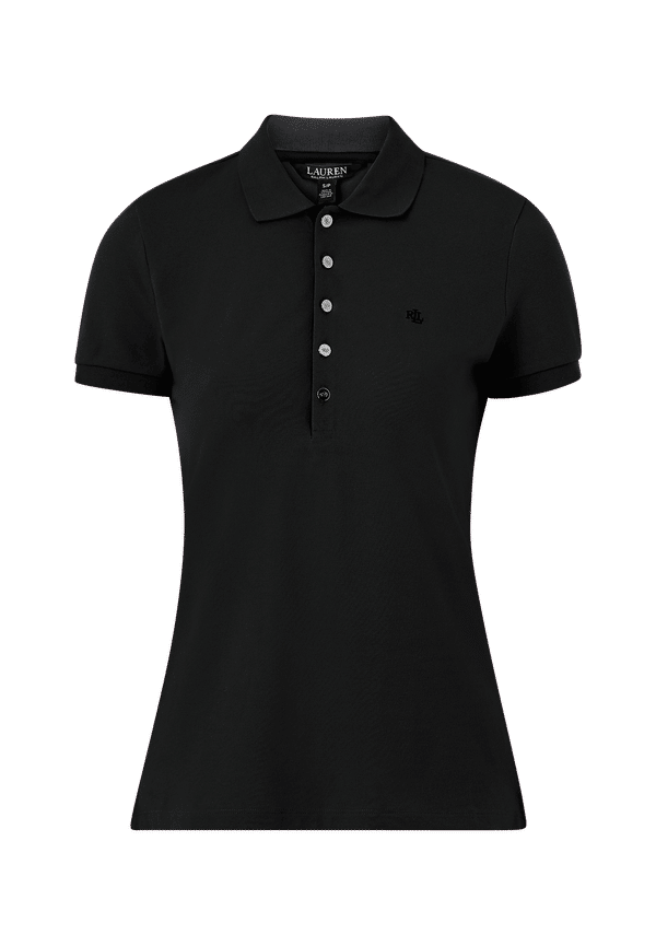Lauren Ralph Lauren - Pikétopp Athleisure Pique SS Polo - Svart