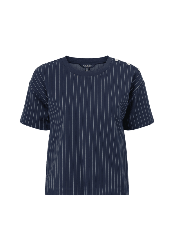 Lauren Ralph Lauren - Topp Refind Printed Ponte-SSL-KNT - Blå - 38
