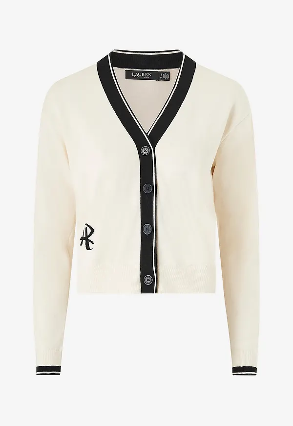 Lauren Ralph Lauren - Cardigan Modal-ls - Vit